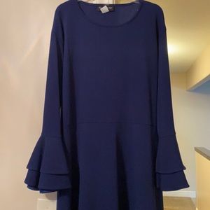 Ruffle Sleeve Maxi Dress